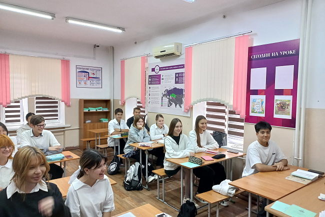 В школе КРСУ презентовали кабинет русского языка